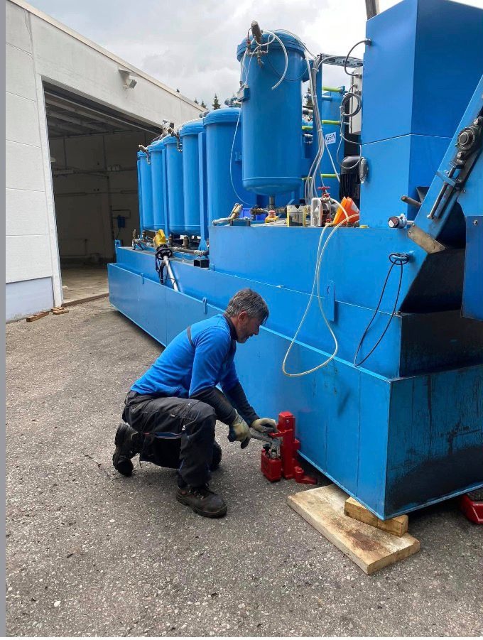 Wagenheber-Positionierung